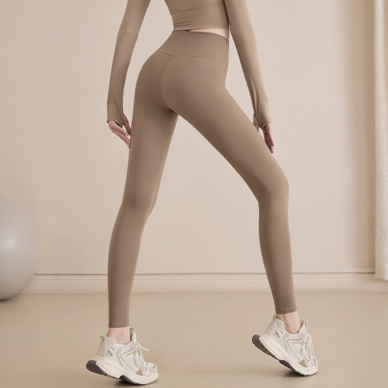 Emmie | Knitted High Waisted Scrunch Bum Skinny Ankle Length Leggings Women