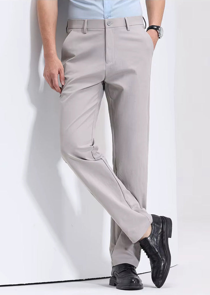 Men's Slim Fit Trousers with Belt Loops | Savoni