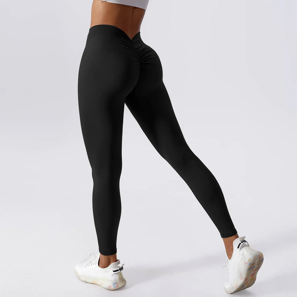 Rhea | High Waisted Scrunch Bum Skinny Ankle Length Leggings Women