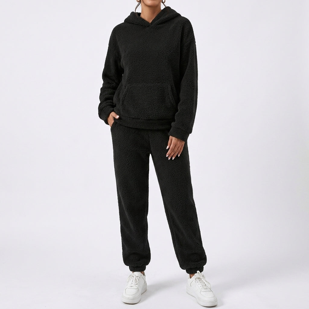 Poppy | Oversized Hoodie Long Sleeve Loose Fleece Winter Tracksuit Women