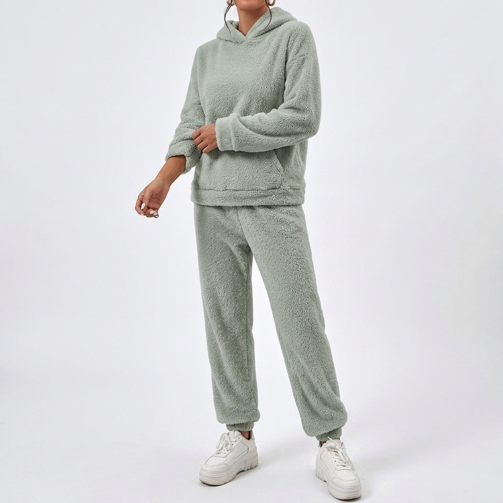 Poppy | Oversized Hoodie Long Sleeve Loose Fleece Winter Tracksuit Women