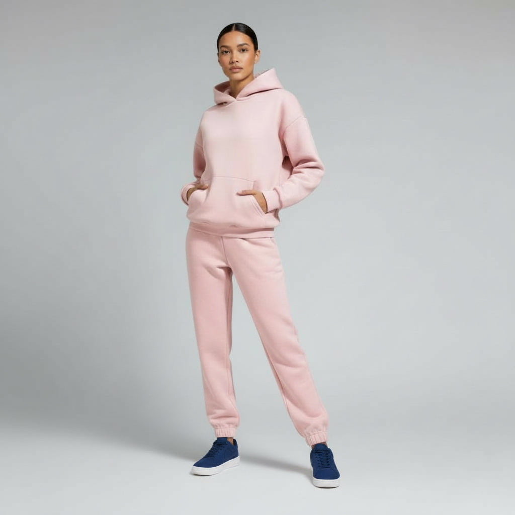 Della | Oversized Hoodie Long Sleeve Fleece Tracksuit Women