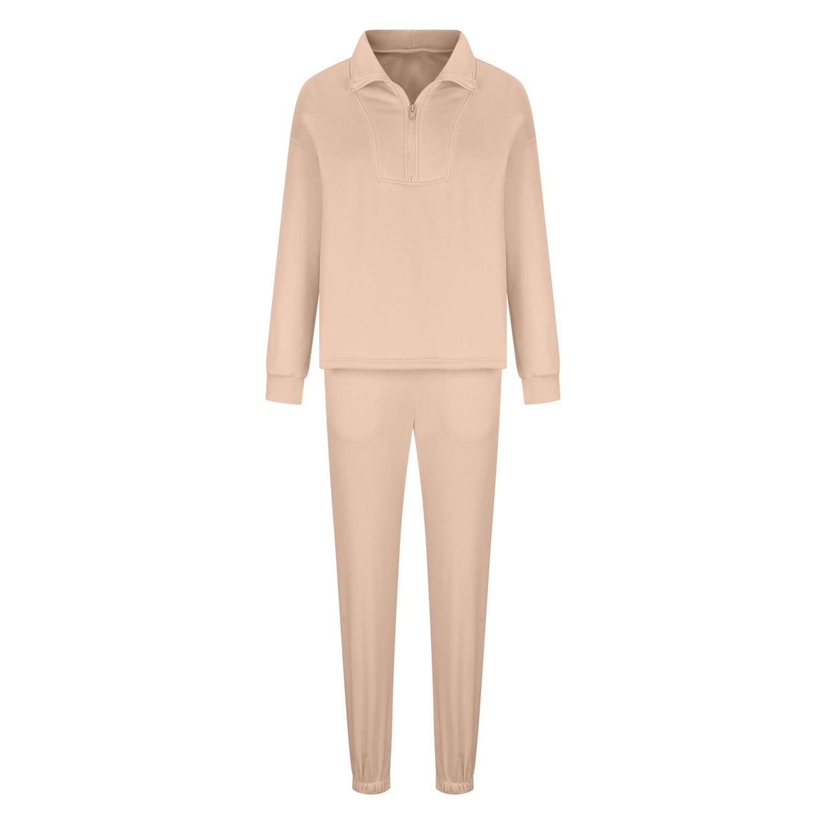 Paige | Oversized Zip Up Long Sleeve High Neck Fleece Winter Tracksuit Women