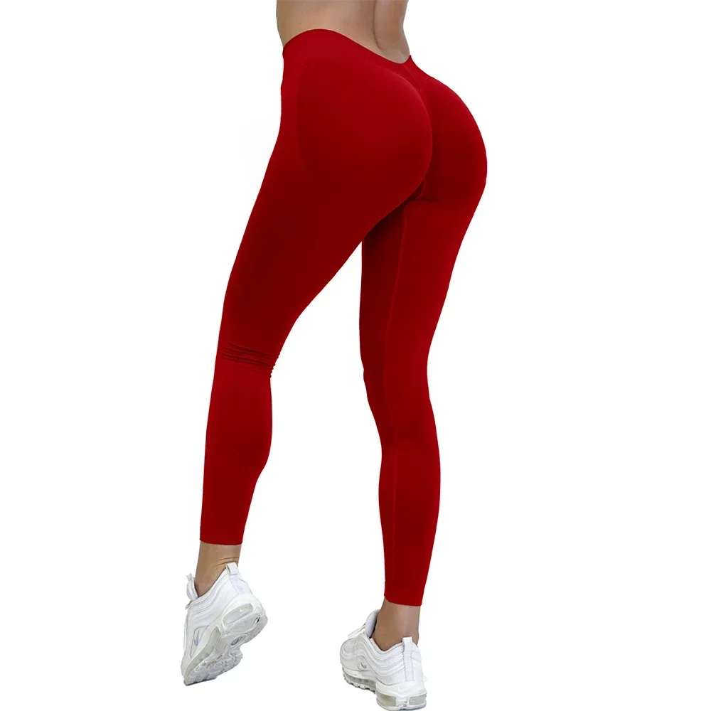 Ilsa | Knitted High Waisted Scrunch Bum Ankle Length Skinny Leggings Women