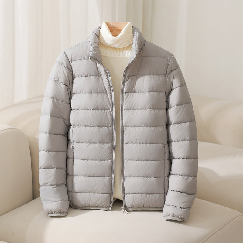 Vida | Winter Funnel Neck Zip Up Quilted Padded Puffer Jacket Women
