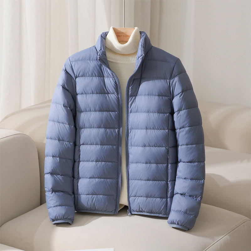Vida | Winter Funnel Neck Zip Up Quilted Padded Puffer Jacket Women