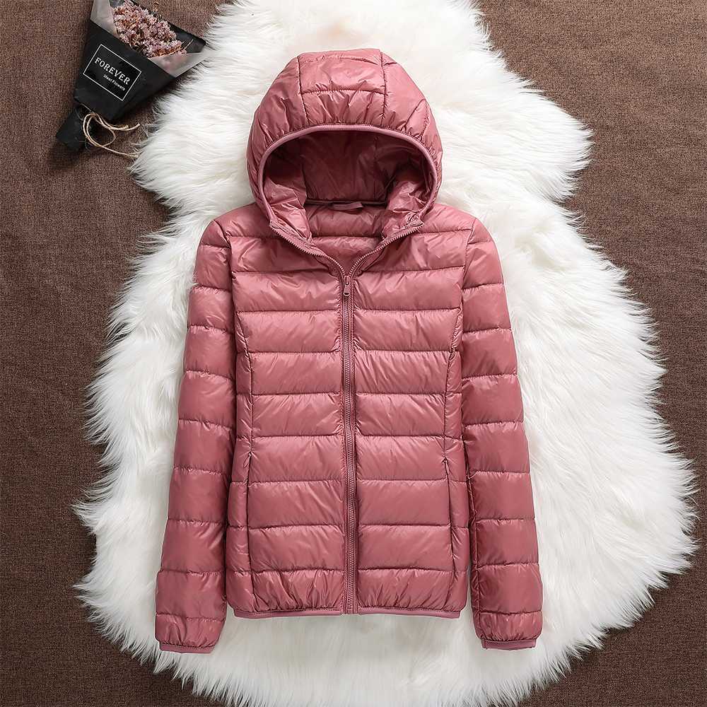 Rose | Winter Fitted Shiny Zip Up Hooded Short Quilted Puffer Jacket Women