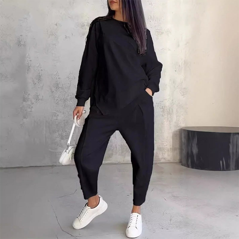 Aria | Knitted Oversized Long Sleeve Loose Autumn Tracksuit Women