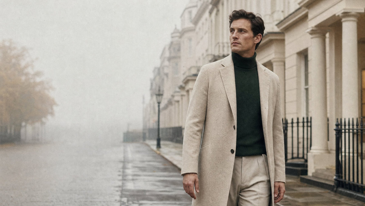 SoleVair editorial campaign - autumn morning on a London street