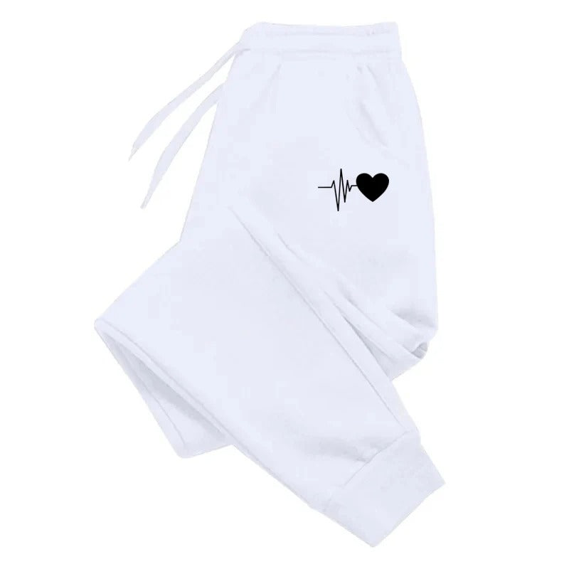 Lucia | Fleece Drawstring Elasticated Waist Side Pockets Cuffed Tapered Winter Joggers Women
