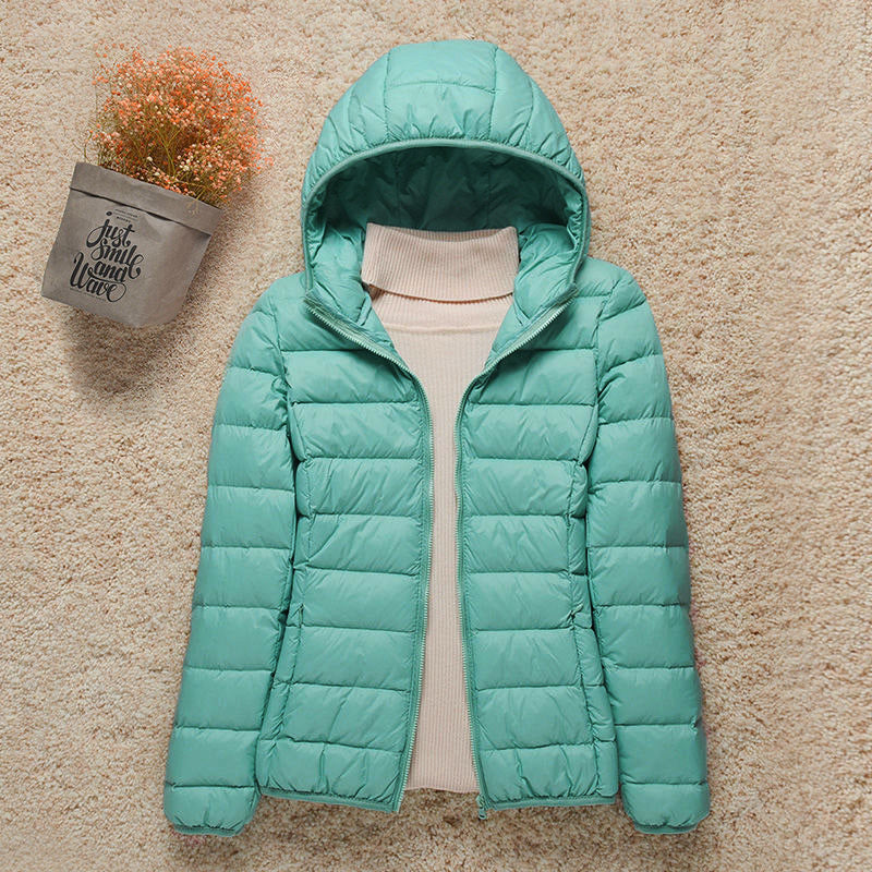 Sienna | Winter Hooded Zip Up Quilted Short Padded Puffer Jacket Women