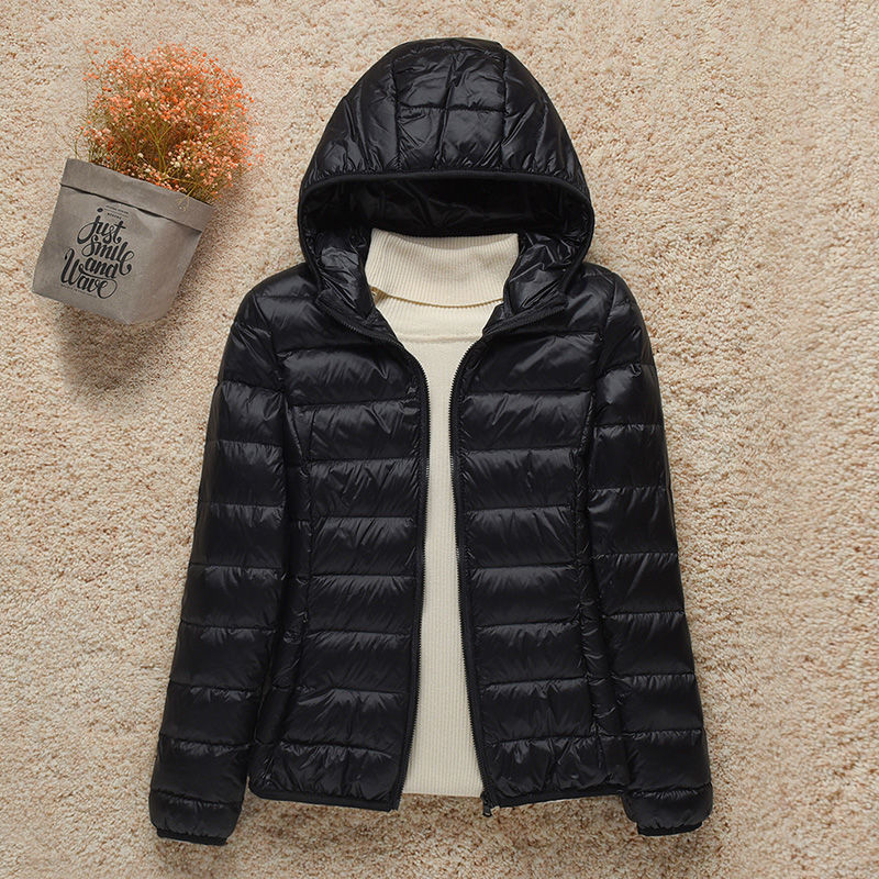 Sienna | Winter Hooded Zip Up Quilted Short Padded Puffer Jacket Women