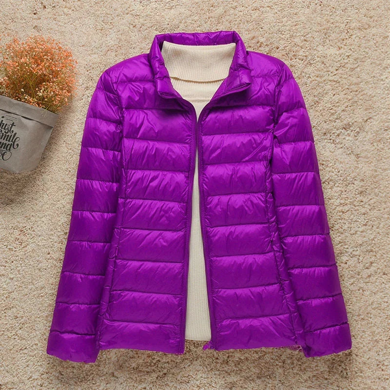 Sienna | Winter Hooded Zip Up Quilted Short Padded Puffer Jacket Women