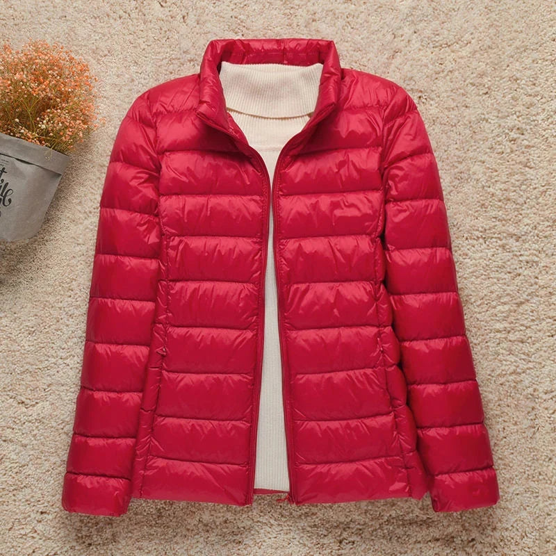 Sienna | Winter Hooded Zip Up Quilted Short Padded Puffer Jacket Women